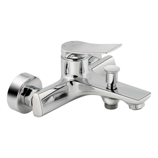 Змішувач для ванни з коротким виливом Qtap Skalna